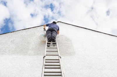 Peinture extérieure au Tablier — façades et ravalement